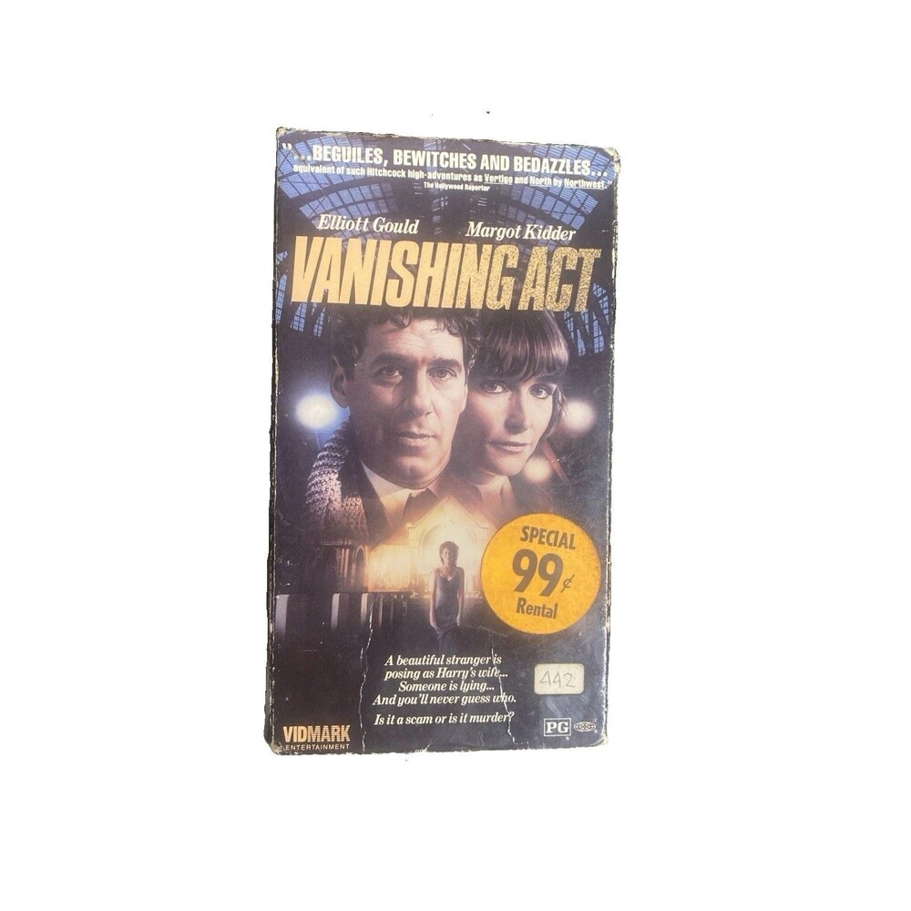 Vanishing Act 1986 VHS Elliot Gould Margot Kidder Mike Farrell RARE